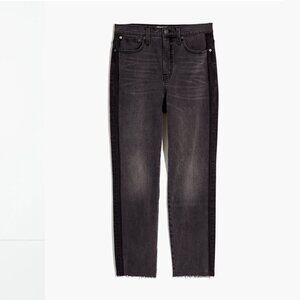 Madewell Classic Straight Jeans: Shadow Stripe Edition Size 23